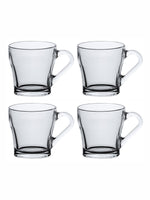 Pasabahce Glass Chroma Mugs (Set of 4pcs)