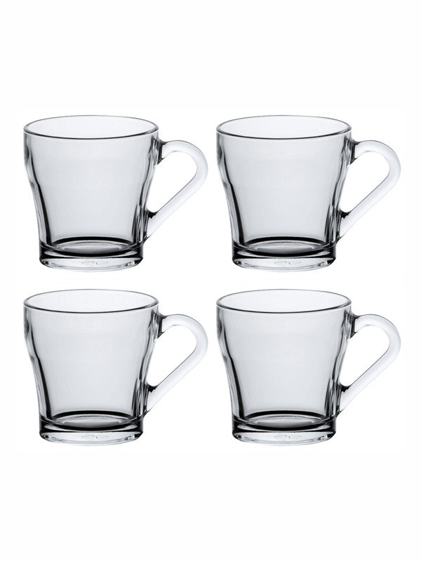Pasabahce Glass Chroma Mugs (Set of 4pcs)