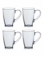 Pasabahce Glass Aqua Mugs (Set of 4pcs)