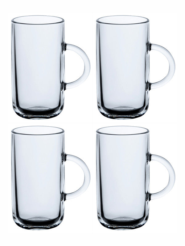 Pasabahce Glass Iconic Mugs (Set of 4pcs)