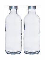 Pasabahce Glass Beverage Bottle with Lid (Set of 2pcs)