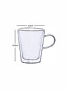 Purefit Double Wall Glass Mug (Set of 2pcs)