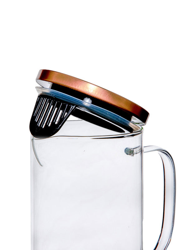 Purefit Borosilicate Glass Jug with Metal Lid