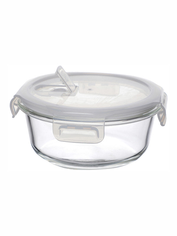 Purefit Glass Round Container with Airtight Lid