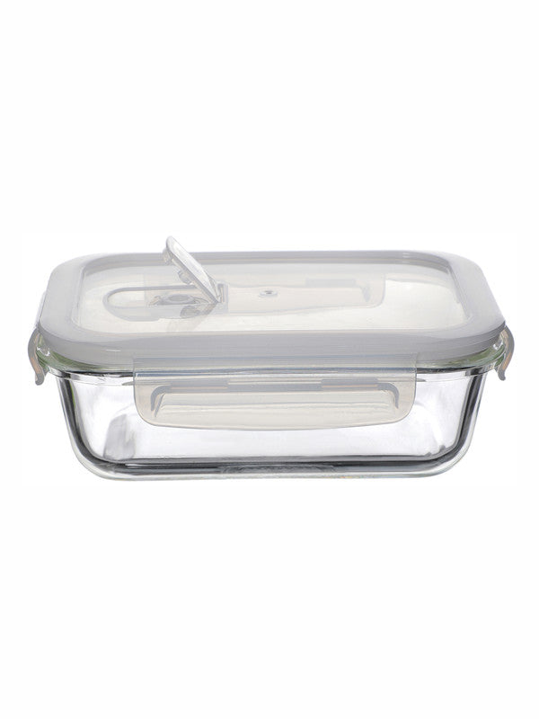 Purefit Glass Rectangle Container Bowl with Airtight Lid