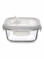 Purefit Glass Square Container with Airtight Lid