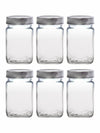 Goodhomes Glass Storage Jar with Lid (Set of 6pcs)