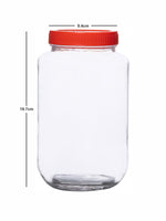 Goodhomes Glass Pickle Storage Jar with Lid(Set of 3 Pcs.)