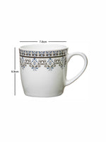 Sonaki Bone China Tea/Coffee Mugs (Set of 6pcs)