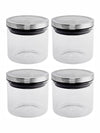Borosilicate Glass Storage  Jar (Set of 4pcs)