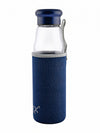 Glass Juice Bottle with Color Grip ROXX-1754-BLUE