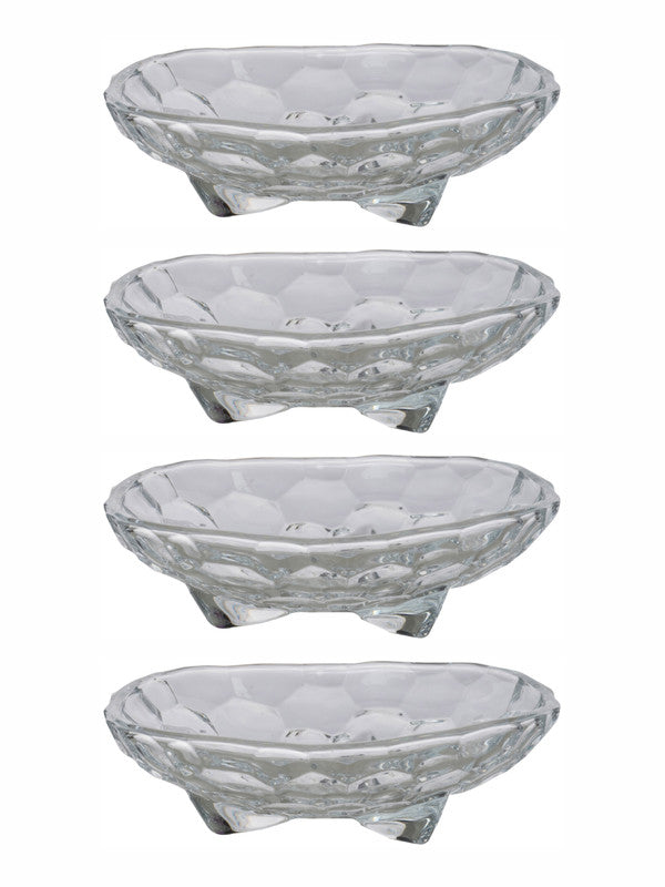 Roxx Glass Prisma Bowl (Set of 4 pcs)