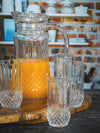 Roxx Glass Longchamp Drink Set (Set of 6pcs Tumbler & 1pc Jag)