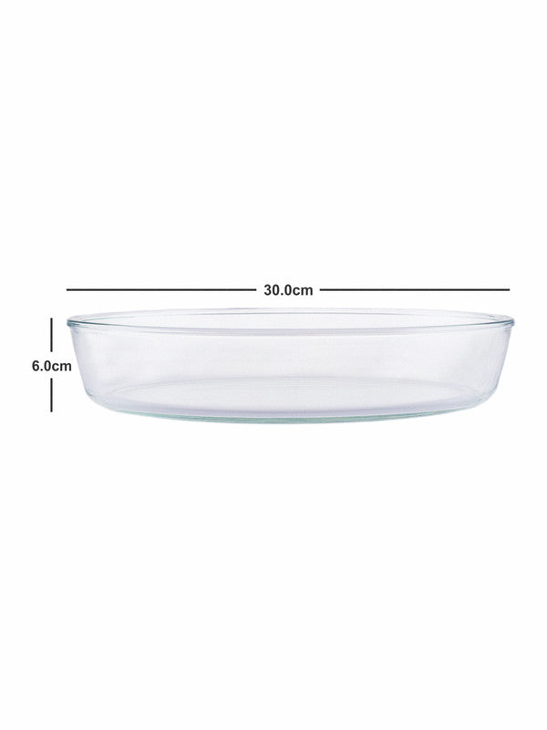 Borosilicate Oval Dish in two size (Set of 2pcs)