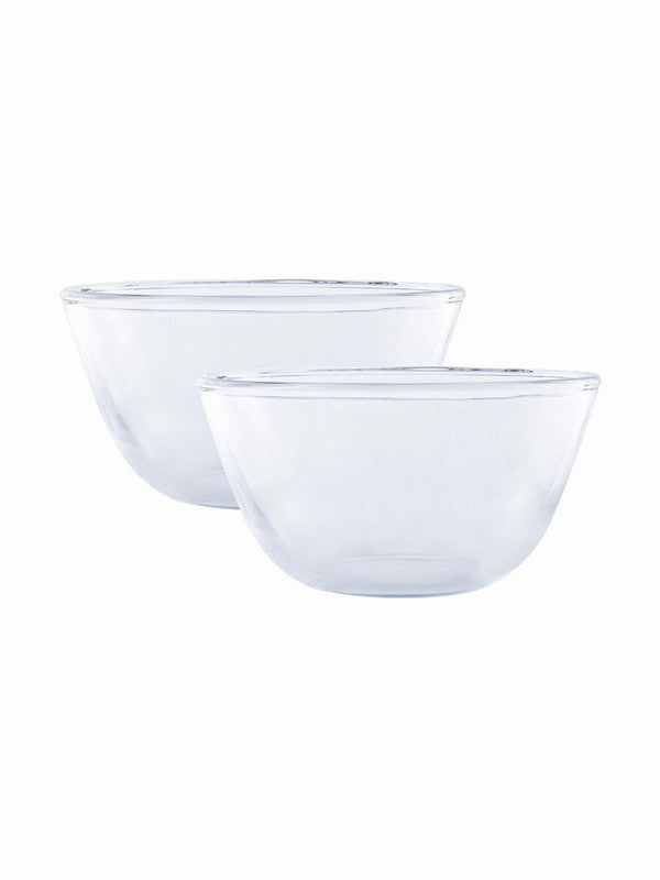 Glass Mixing Bowl Set (Set of 2 pcs)