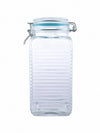 Glass Jar Set with Airtight Swing Cap (Set of 3 pcs)