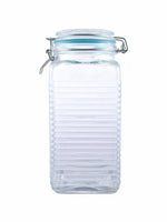 Glass Jar Set with Airtight Swing Cap (Set of 3 pcs)