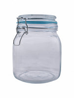 Glass Jar Set with Airtight Swing Cap (Set of 3 pcs)