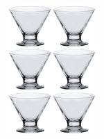 Roxx Glass Regalia Footed Bowl (Set of 6pcs)