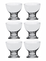 Roxx Glass Splenda Footed Bowl (Set of 6pcs)