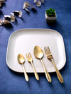 24pcs Gracious Cutlery Set with Gift Box (Set of Each 6pcs Dinner Spoon, Dinner Fork, Dessert Spoon & Dessert Fork)