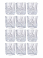 Glass Volvic Tumbler Set (Set of 12 pcs)