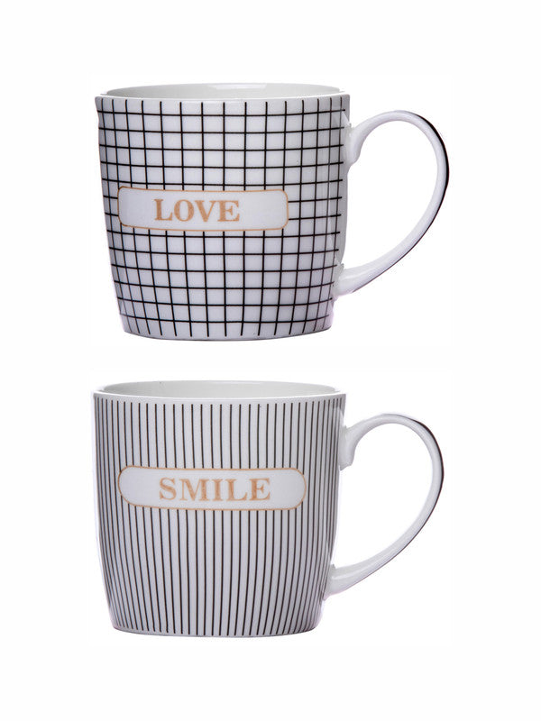 Roxx PorcelaineTea & Coffee Mug (Set of 6pcs)