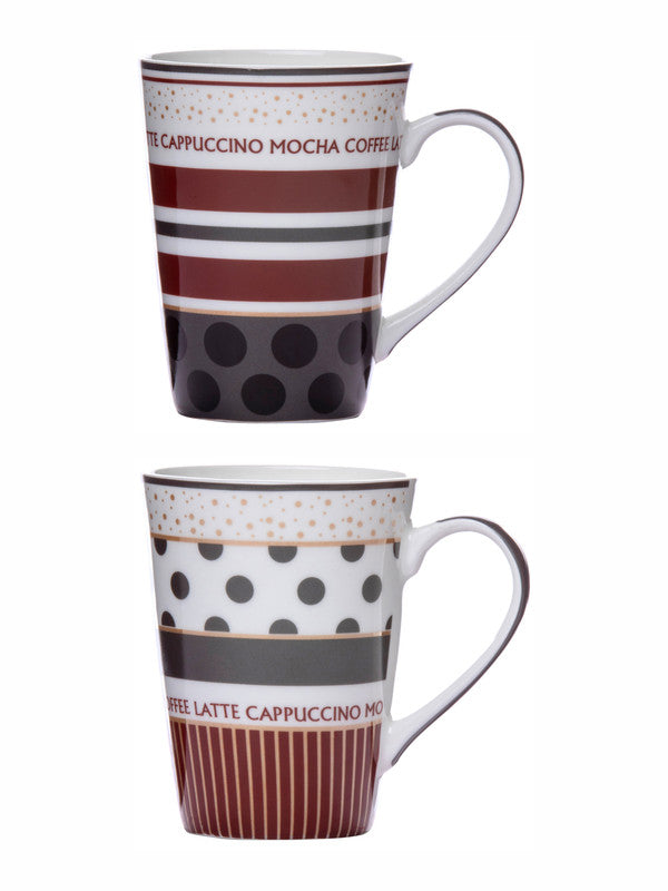 Roxx Bone China Tea & Coffee Mug (Set of 4pcs)