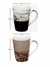 Roxx Fine Bone China Large Coffee Mugs (Set of 4pcs)