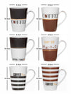 Roxx Bone China Large Coffee Riso Mug (Set of 6pcs)