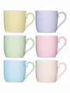 Ceramics Arome Mug Set of 6pcs (Multi Color)