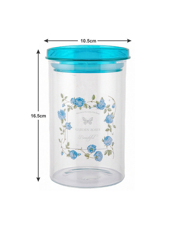 Borosilicate Glass Jar Set with Print (Set of 3pcs)