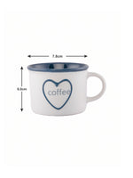 Roxx Porcelain Tea Cups/Coffee Mugs (Set Of 6 Mugs)