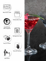 Goodhomes Martini Glass(Set of 6 Pcs.)