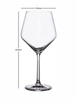 Goodhomes Glass Burgundy Tumbler (Set of 6pcs)