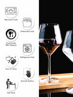Goodhomes Glass Burgundy Tumbler (Set of 6pcs)