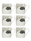 Sonaki Bone China Tea/Coffee Mug (set of 6pcs)