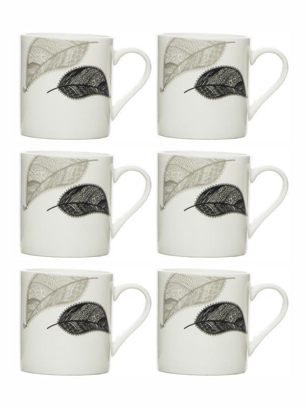 Sonaki Bone China Tea/Coffee Mug (set of 6pcs)