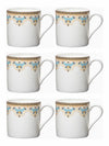 Sonaki Bone China Tea/Coffee Mugs (Set of 6pcs)