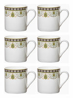 Sonaki Bone China Tea/Coffee Mugs (Set of 6pcs)