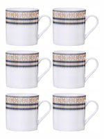 Bone China Tea/Coffee Mug Set of 6pcs