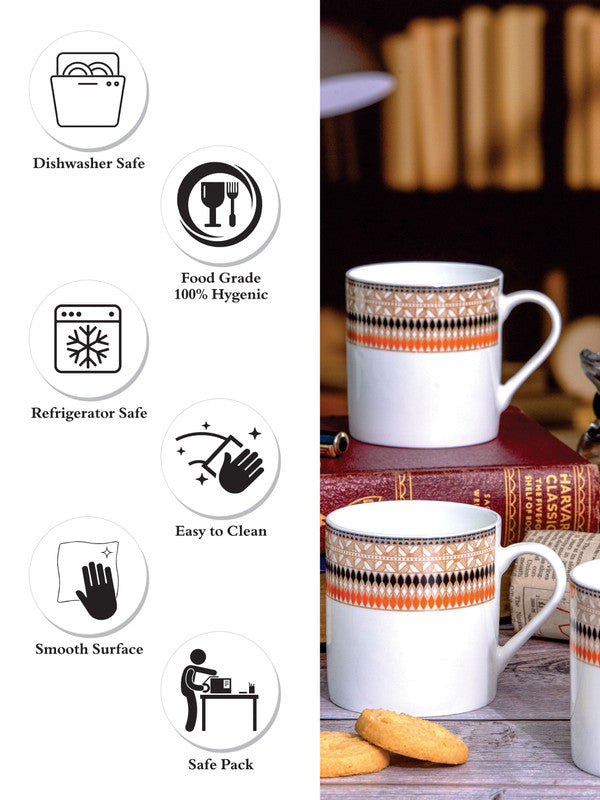 Bone China Tea/Coffee Mug Set of 6pcs