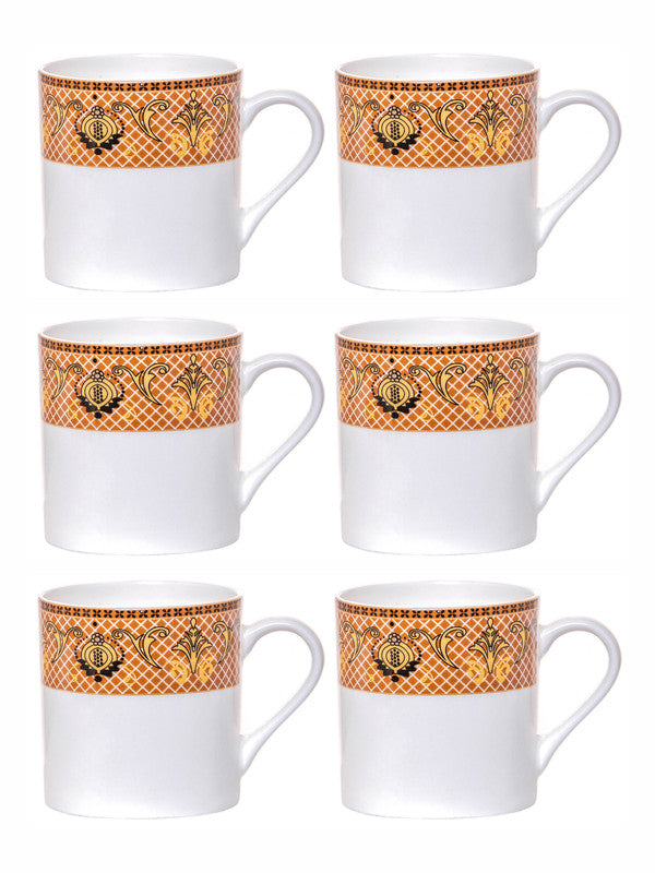 Sonaki Bone China Tea/Coffee Mug (Set of 6pcs)