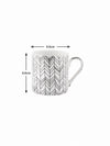 Fine Bone China Tea Cups/Coffee Mugs (Set of 4 Pcs)