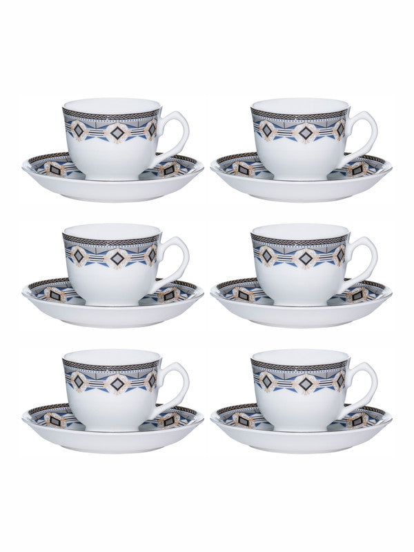 Bone China Coffee/Tea Cup Saucer Set of 6pcs Cup & 6pcs Saucer