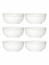 Bone China Soup Bowl with Gold Line (Set of 6pcs Bowl)