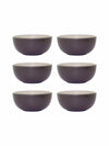 Servewell Double Toned Soup Bowl (Set 6 pcs) 9.5cm - Green Black