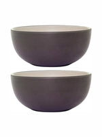 Servewell Double Toned Serving Bowl Set (Set of 2pcs) 14.5cm - Green Black