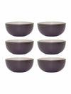 Servewell Double Toned Soup Bowl (Set 6 pcs) 10cm - Green Black