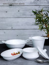 Servewell Dotted Indian Serving Set 5 pc - White